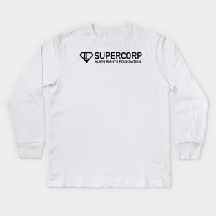 Supercorp Alien Rights Foundation Kids Long Sleeve T-Shirt